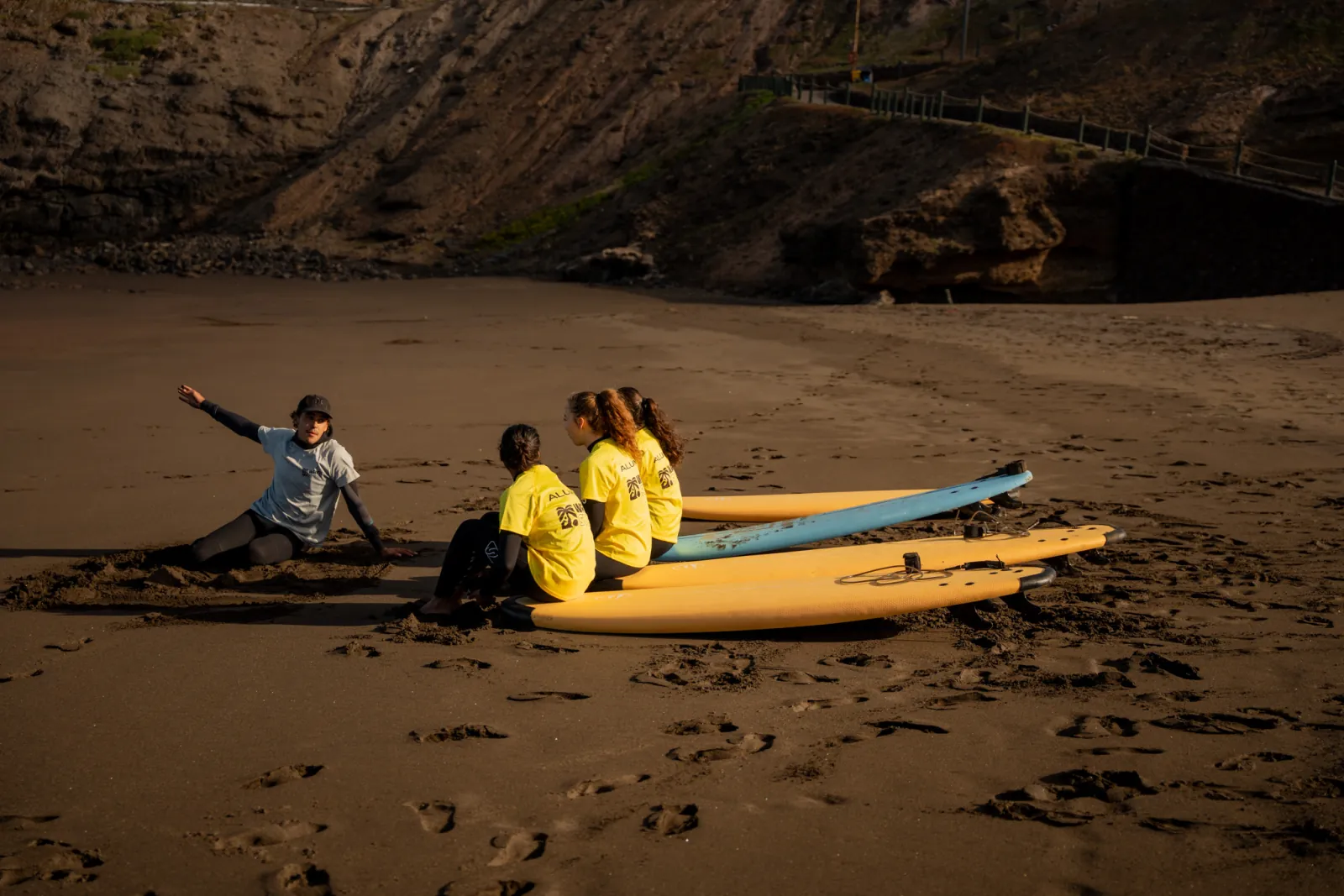 Teoria de surf en la playa